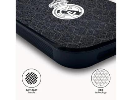 Capa Global Oficial Real Madrid para Xiaomi Mi 11 Pro Global PHONECASES3D Pele Sintética Preto