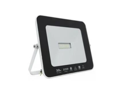 Refletor De Projetor Led Para Iluminação Externa De Jardim 30W 6500ºk Luz Branca Fria Ip65 EXTRASTAR