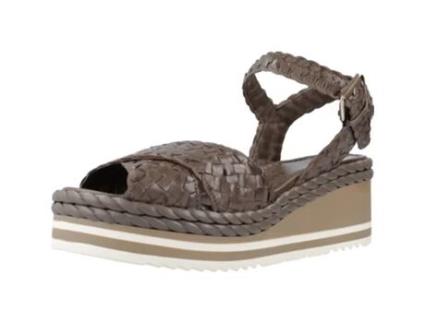 Sapatos de Mulher PONS QUINTANA Padova Tecido Castanho (38)