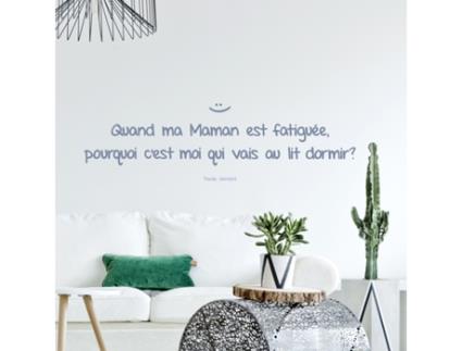 Adesivo Decorativo PLAGE Nomeação Fofa para Crianças para Uma Bela Decoração 24 Cm X 68 Cm