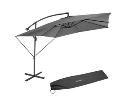 Guarda-Sol Apolo com Manivela 2 5 X 2 5 M TECTAKE