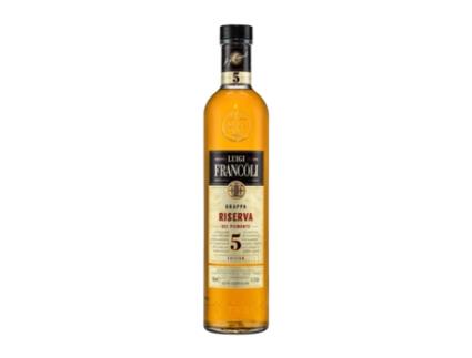 Aguardente Grappa LUIGI FRANCOLI 5 Edition Reserva (0.7 L - 1 Unidade)