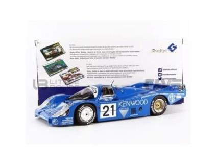 Carro Da Coleção Miniatura SOLIDO 1/18 Porsche 956 Lh Le Mans 1983 Azul 1805504