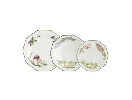 Conjunto de Louça QUEEN´S BY CHURCHILL Victorian Orchard (Multicolor - Cerâmica - 12 Peças)