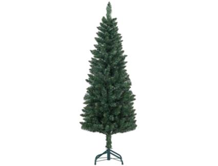 Árvore de Natal Metal e PVC cor Verde Ø55x150 cm HOMCOM