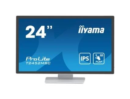 Monitor IIYAMA ProLite T2452MSC-W1 (Preto - Full HD - Flicker free - 23,8' - 14 ms)