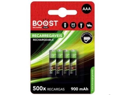 Pilhas Aaa 900Mah Recarregáveis