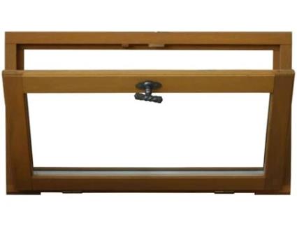 Janela de Madeira de 2 Folhas GD MENUISERIES (145 x 80 cm - Madeira)