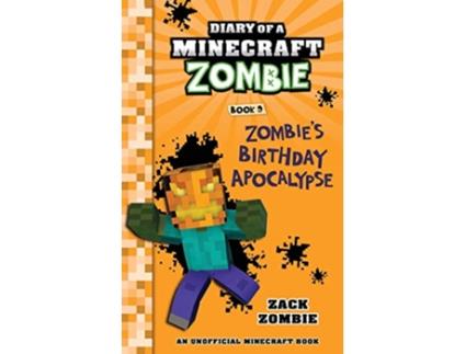 Livro Diary of a Minecraft Zombie Book 9 Zombies Birthday Apocalypse de Zack Zombie (Inglês)