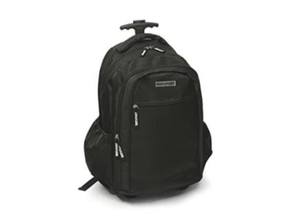 Mochila Carrinho Pequeno em Tecido Preto 60126 LEBEZ