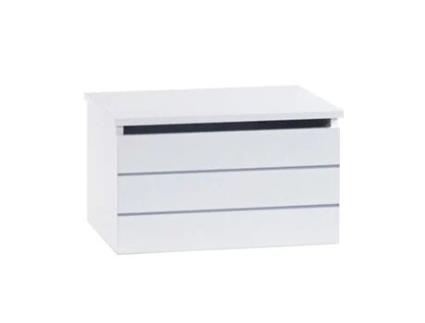 Banqueta Brinquedos MUEMUE Madeira MDF Branco (51x37x40)