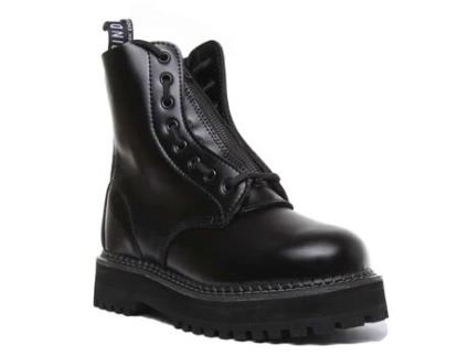Atacadores de Mulher GRINDERS Pele Preto (41)