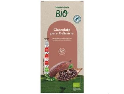 Tablete de Chocolate Culinária 52% CONTINENTE BIO