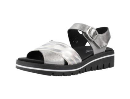 Sapatos de Mulher PIESANTO Tecido Prateado (38)