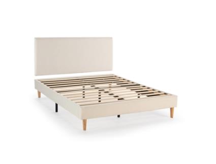 Base Estofada Cabeceira Niebla 140X200 Cm Bege VS VENTA-STOCK
