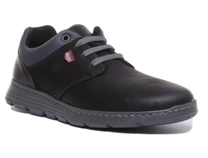 Sapatos de Homem ON FOOT Pele Preto (46)