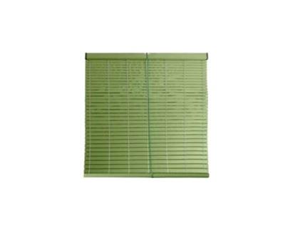 Cortina PVC Alicantina com roldana metálica | Cortina de rolo | Cortina de enrolar para janelas, portas, sala e cozinha verde azeitona 75 x 200 cm