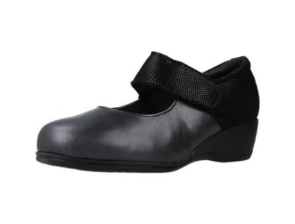 Sapatos de Mulher PINOSOS Tecido Preto (39)