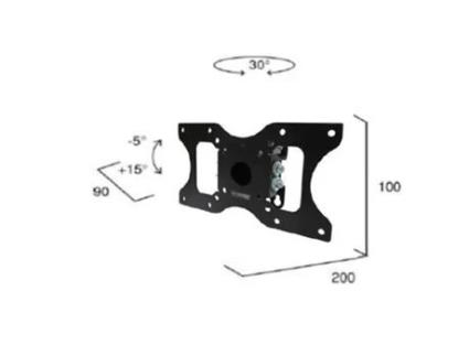 Suporte de TV Enmono1020 81,3 cm 32' preto CIATTI