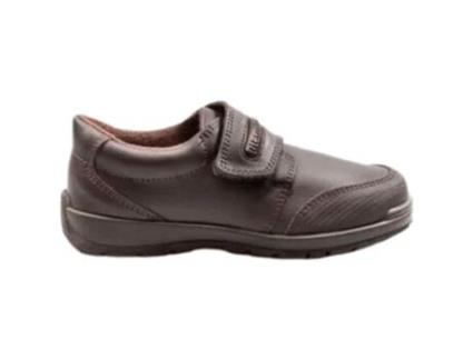 Sapatos de Menino TITANITOS Colegial Velcro Zeus Pele Castanho (31)