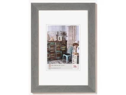 Moldura Porta-retrato Grado Moldura de madeira tamanho 20X30 cm prata MY PERFECT DESIGN