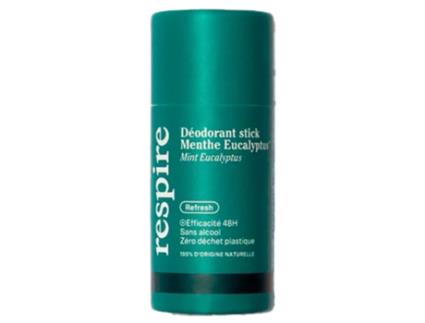 RESPIRE Desodorizante em Barra Menta Eucalipto Ecológico Formato Caixa 50 g