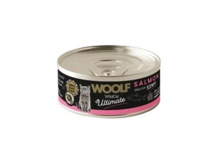Ultimate Húmido Salmão para Gatinho 85G WOOLF
