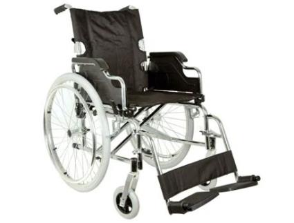 Cadeira de Rodas Royal Dobrável com Rodas Pneumáticas e Braços Removíveis FOSHAN DONGFANG MEDICAL EQUIPMENT