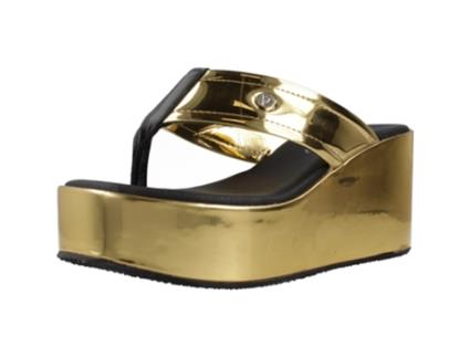 Sapatos de Mulher YELLOW Lizzie Tecido Dourado (36)
