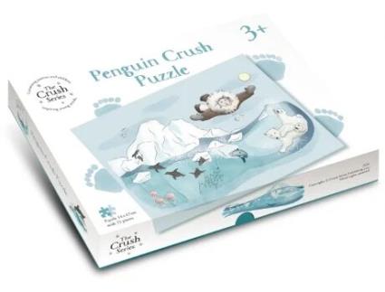 Livro Penguin Crush Puzzle de Ian Worboys (Inglês)