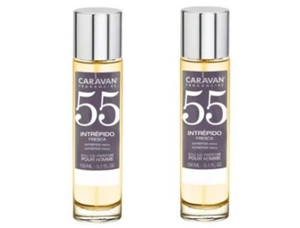 Conjunto de 2 Perfumes CARAVAN para Homem Nº55 150Ml