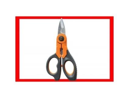 Tesoura Profissional Com Crimper F40 HT INSTRUMENTS