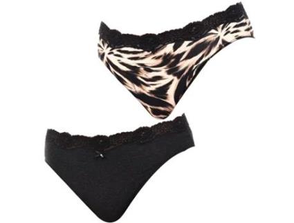 Cuecas de Mulher JANIRA Preto (XL)