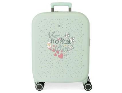 ENSO Mala de Cabine Abs Tropical Love Verde