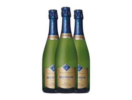 Espumante BESTHEIM Pinot Branco Brut Crémant d'Alsace (0.75 L - 3 Unidades)