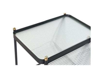 Mesa de apoio  Metal Cristal (2 pcs)