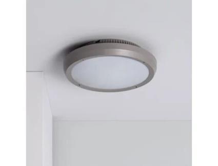 Teto Ledkia Curio Circular Cinzento 36 W (Ø 300 x 90 mm)