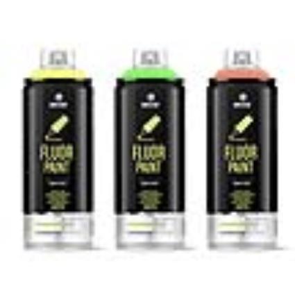 Tinta em Spray PRO Tinta Fluorescente, 400 ml, Vermelho