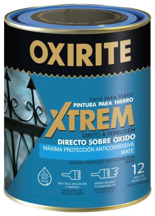 Tinta antiferrugem OXIRITE MATE CINZA 0.75L