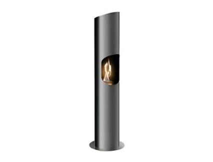 Lareira Bioetanol Design Cilíndrico Inox 2000W 2L Portofino TECNOAIR SYSTEM