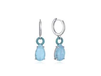 VICEROY JEWELS Brincos femininos 13196E000-93 prata turquesa e cristal