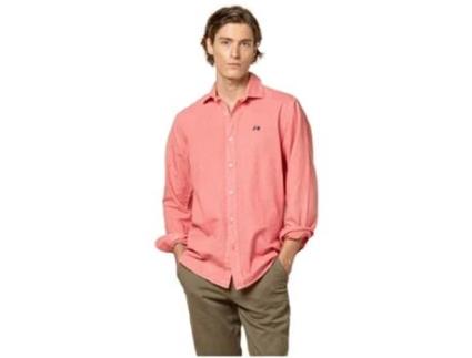 Camisa de Homem SCOTTA Lissome Lico Rosa (L)