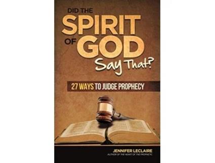 Livro Did the Spirit of God Say That de Jennifer LeClaire (Inglês)