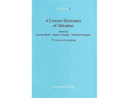 Livro Concise Dictionary of Akkadian Santag de Jeremy Black (Inglês)