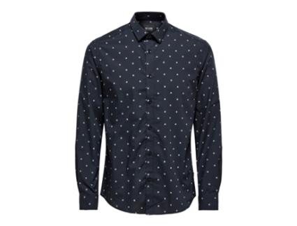 Camisa de Homem ONLYSONS Azul (S)