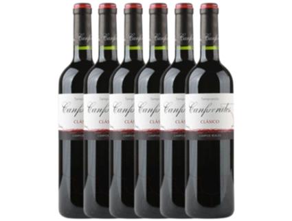 Campos Reales Canforrales Tempranillo La Mancha Joven 75 cl (Caixa de 6 unidades)