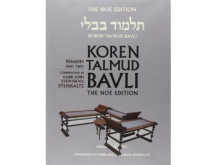 Livro Pesahim de Adin Steinsaltz (Hebraico - Capa Dura)