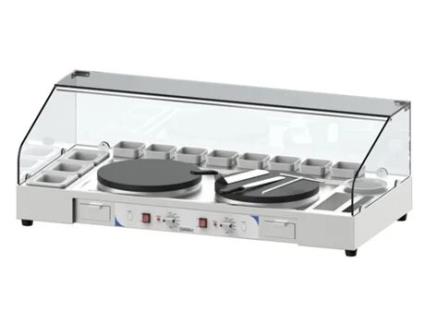 Superfície de trabalho dupla para fabricante de crepe Cpaccd40E CASSELIN