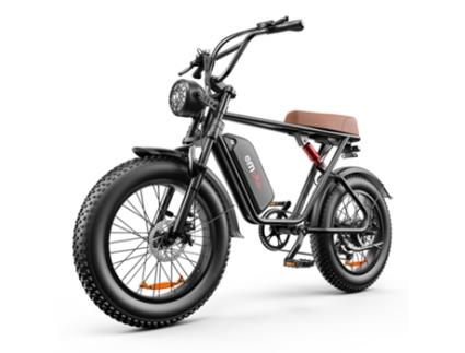 Bicicleta Elétrica C91 Motor 1000W 48V-20Ah Bateria Amovível 7 Velocidades Shimano Roda 20'' Castanho EMOKO
