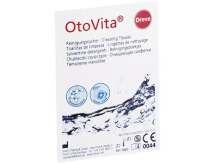 Lenços de Limpeza OTOVITA Toalhetes de Limpeza para Aparelhos Auditivos Protecção Auditiva 30 Peças